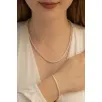 Kadın Gümüş Kolye Bileklik Set - 3mm Gümüş Beyaz Tilki Kuyruğu Model Kadın Kolye Bileklik Set Kadın Gümüş Kolye Bileklik Set - 3mm Gümüş Beyaz Tilki Kuyruğu Model Kadın Kolye Bileklik Set
