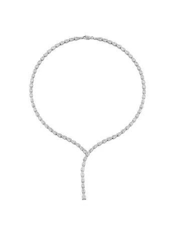 Açela Zirkon Taşlı Bayan Gümüş Kolye