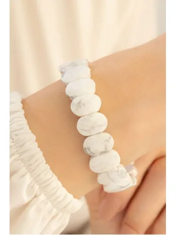 Havlit Taşı Bileklik Doğal Havlit Taşı