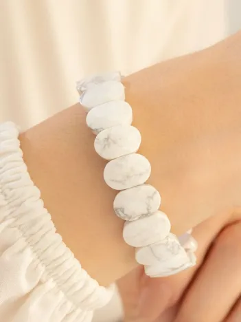 Havlit Taşı Bileklik Doğal Havlit Taşı