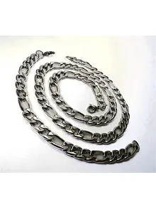 FİGARO ÇELİK ERKEK KOLYE VE BİLEKLİK SET KALIN MODEL