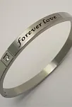 Forever Love Paslanmaz Çelik Bayan Kelepçe Bileklik
