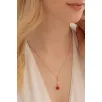 Ters Gül Model 2 Rose Renk Gümüş Kolye Ters Gül Model 2 Rose Renk Gümüş Kolye