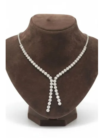 Almira Gümüş Su Yolu Kolye