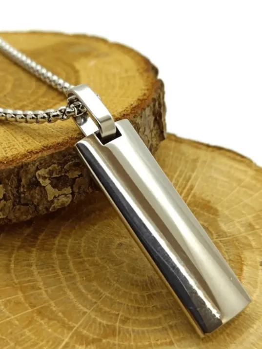 Ottoman Çelik Çubuk Kolye Erkek Cklgmsdblok