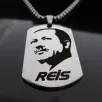 Recep Tayyip Erdoğan Figürlü Reis Yazılı Çelik Künye Kolye Recep Tayyip Erdoğan Figürlü Reis Yazılı Çelik Künye Kolye