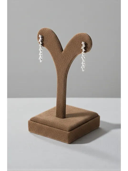 Alin Model Gümüş Su Yolu Kadın Küpe