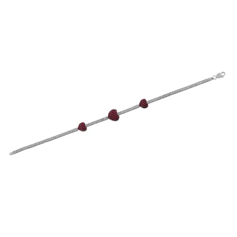 Arya Bayan Yakut Taşlı Gümüş Su Yolu Set - Kolye, Bileklik, Küpe, Yüzük Arya Bayan Yakut Taşlı Gümüş Su Yolu Set - Kolye, Bileklik, Küpe, Yüzük