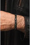 Erkek Kadın Doğal Taş Bileklik - Siyah Hematit Doğal Taşlı Makrome Model 3 Unisex Bileklik