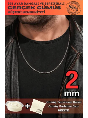 Erkek Gümüş Zincir Kolye Yuvarlak Kral Model Erkek Gümüş Zincir Kolye Yuvarlak Kral Model