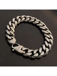 Ottoman Mat Gurmet Paslanmaz Çelik Erkek Bileklik 15mm Kalın Model