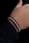 Neon Fosforlu Çelik Deri Bilelklik DKLNONNEON1 Neon Fosforlu Çelik Deri Bilelklik DKLNONNEON1