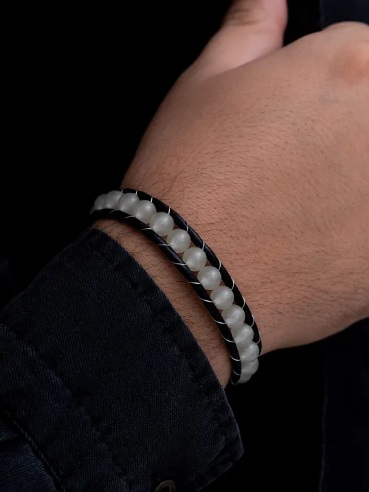 Neon Fosforlu Çelik Deri Bilelklik DKLNONNEON1 Neon Fosforlu Çelik Deri Bilelklik DKLNONNEON1