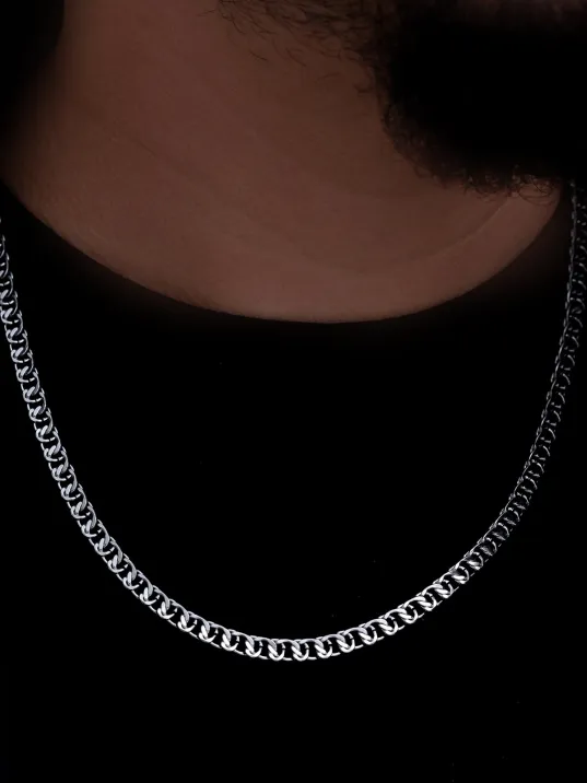 Erkek Çelik Kolye - Barlı Gurmet Model Çelik Kolye