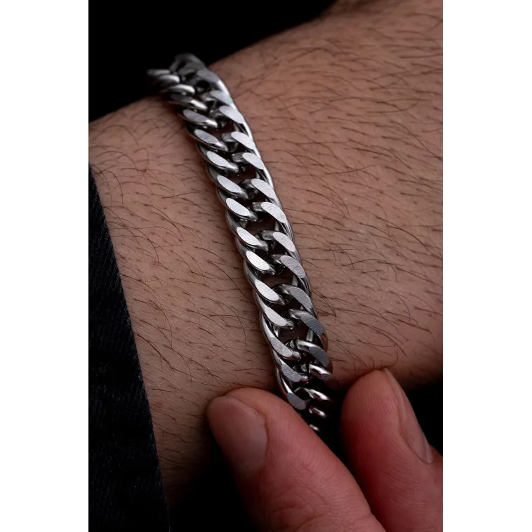 Erkek Çelik Bileklik - 13mm Sık Örüm Gurmet Model Erkek Bileklik Erkek Çelik Bileklik - 13mm Sık Örüm Gurmet Model Erkek Bileklik