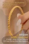 Adana Burma 14 gr 22 Ayar Altın Kaplama Gümüş Bilezik Adana Burma 14 gr 22 Ayar Altın Kaplama Gümüş Bilezik