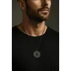 Erkek Kadın Aşk Tılsımı Ve Maton Tetragram İşlemeli Siyah Yassı Snake Zincir Çelik Kolye Erkek Kadın Aşk Tılsımı Ve Maton Tetragram İşlemeli Siyah Yassı Snake Zincir Çelik Kolye