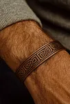 Erkek Kadın Bakır Bileklik - Alpha Model Bakır Bilezik Metal Kutu Ve Doğal Taşlar