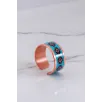 Kadın Bakır Yüzük - Charmaleon Model Özel Baskı Metal Kutu Ve Kuvars Taşı Kadın Bakır Yüzük - Charmaleon Model Özel Baskı Metal Kutu Ve Kuvars Taşı