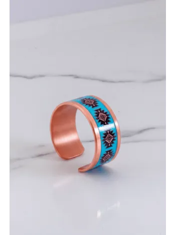 Kadın Bakır Yüzük - Charmaleon Model Özel Baskı Yüzük