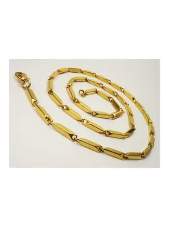 Erkek Gold İnce Zincir Çelik Kolye