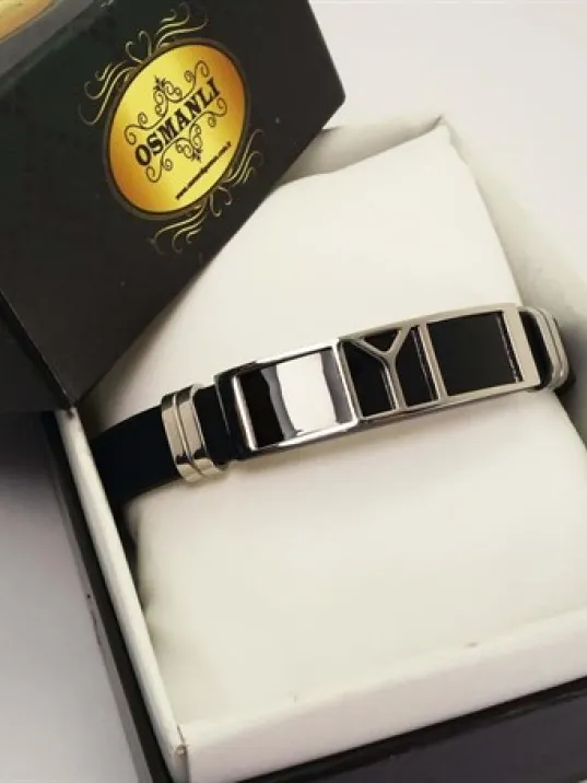 IYI Kayı Boyu Diriliş Kauçuk Çelik Erkek Bileklik