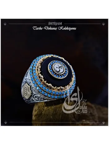 İslam Usta Tasarımı İhtişam Gümüş Erkek Yüzük
