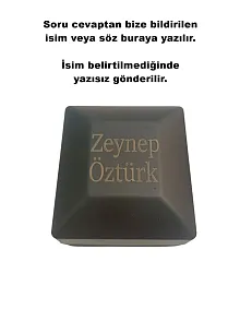 Kişiye Özel Isimli Led Işıklı Özel Alyans/tektaş Pırlanta Işıklı Yüzük Kutusu Siyah