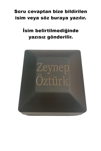 Kişiye Özel Isimli Led Işıklı Özel Alyans/tektaş Pırlanta Işıklı Yüzük Kutusu Siyah