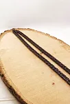 Gurmet Siyah Çelik Erkek Kolye Kalın Model