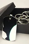 Asker Künyesi Çelik Erkek Kolye Snake Zincirli