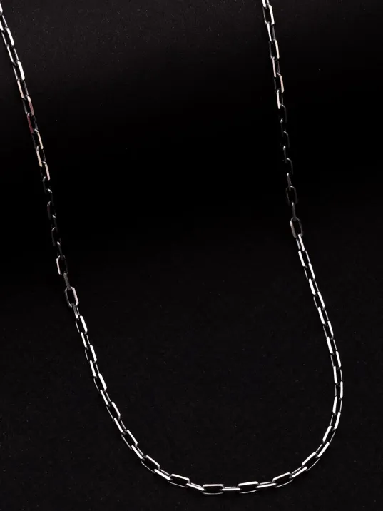 Erkek Gümüş Kolye - 925 Ayar Oksitli Forse Zincir Gümüş Kolye Erkek Gümüş Kolye - 925 Ayar Oksitli Forse Zincir Gümüş Kolye