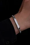 Erkek Çelik bileklik - Polo Zincirli İsim Yazılabilir Çelik Bileklik