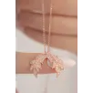 Zirkon Taşlı Rose Kanat Model Kadın Gümüş Kolye GKLKNTM1DEL-ROS Zirkon Taşlı Rose Kanat Model Kadın Gümüş Kolye GKLKNTM1DEL-ROS