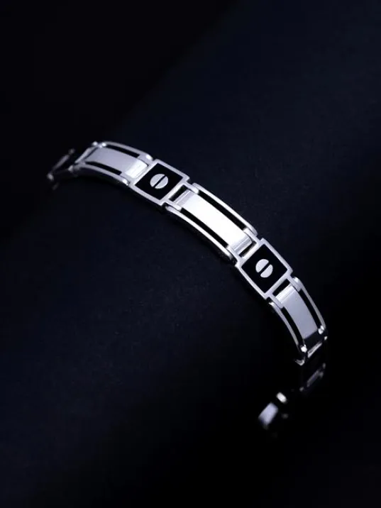 Discovery Gümüş Erkek Bileklik Künye