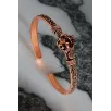 Kadın Bakır Bileklik Yüzük Set - Zultanit Taşı Model 2 Ağaç Kabuğu Model İnce Metal Kutu Kuvars Taşı Kadın Bakır Bileklik Yüzük Set - Zultanit Taşı Model 2 Ağaç Kabuğu Model İnce Metal Kutu Kuvars Taşı