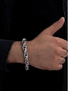 Erkek Çelik Bileklik - Sarmal Model Çelik Bileklik