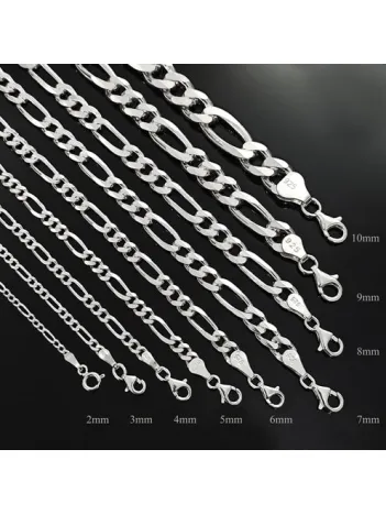 Figaro Gümüş Erkek Kolye Zincir Modelleri