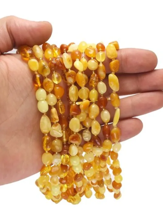 Çocuk Diş Damla Kehribar Kolyesi Çocuk Diş Damla Kehribar Kolyesi