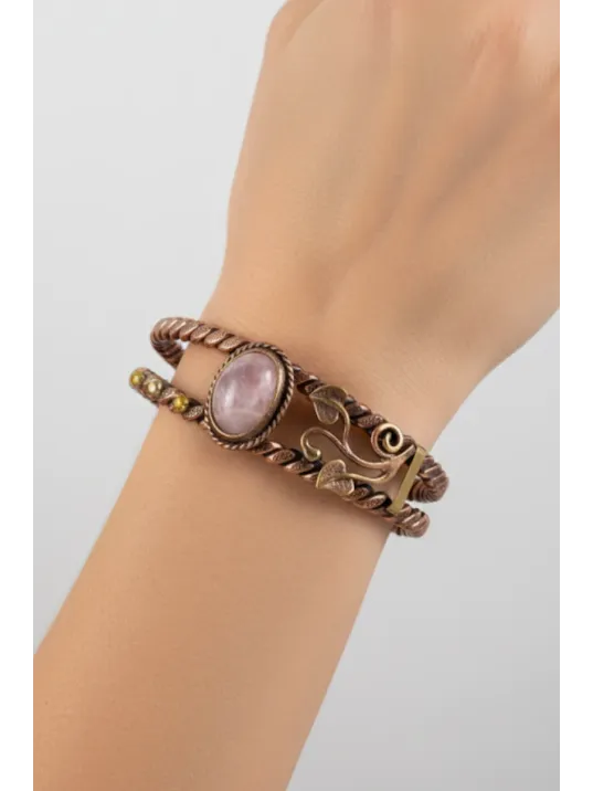 Kadın Bakır Bileklik – Sedef Taşlı Çift Burgu Model Kadın Bakır Bilezik - Metal Kutu Ve Doğal Taşlar Kadın Bakır Bileklik – Sedef Taşlı Çift Burgu Model Kadın Bakır Bilezik - Metal Kutu Ve Doğal Taşlar