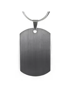 Parlak Paslanmaz Çelik Dogtag İsim Yazılan Asker Künyesi Kolye 5mm
