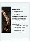 Erkek Bakır Bileklik - Lotus Çiçeği - Yaşam Çiçeği İnce Model Erkek Kelepçe Bileklik Bilezik