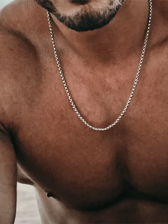 Polo Erkek Çelik Kolye Zincir POLO8487