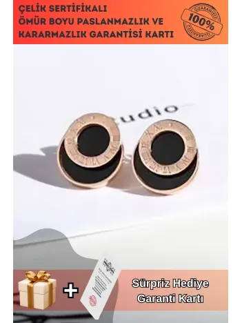 Alvaro Kararmayan Çelik Küpe