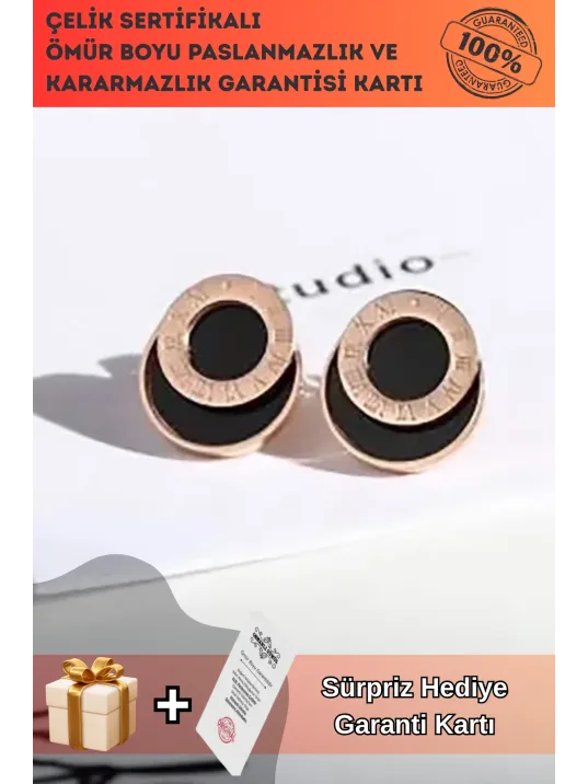 Alvaro Kararmayan Çelik Küpe