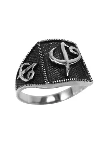 ELİF VAV GÜMÜŞ ERKEK YÜZÜĞÜ