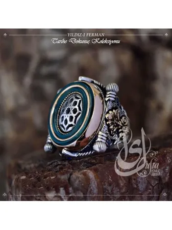 İslam Usta Tasarımı Yıldız’ı Ferman Gümüş Erkek Yüzük