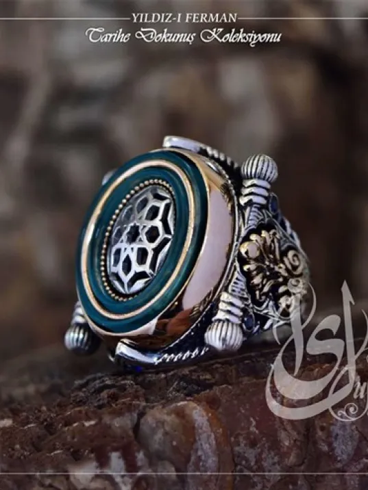 İslam Usta Tasarımı Yıldız’ı Ferman Gümüş Erkek Yüzük