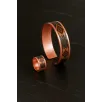 Kadın Bakır Bileklik Yüzük Set - Lulu Model Özel Baskı Metal Kutu Ve Kuvars Taşı Kadın Bakır Bileklik Yüzük Set - Lulu Model Özel Baskı Metal Kutu Ve Kuvars Taşı
