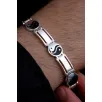 Erkek Gümüş Bileklik - 925 Ayar Yin Yang Model Gümüş Bileklik Erkek Gümüş Bileklik - 925 Ayar Yin Yang Model Gümüş Bileklik